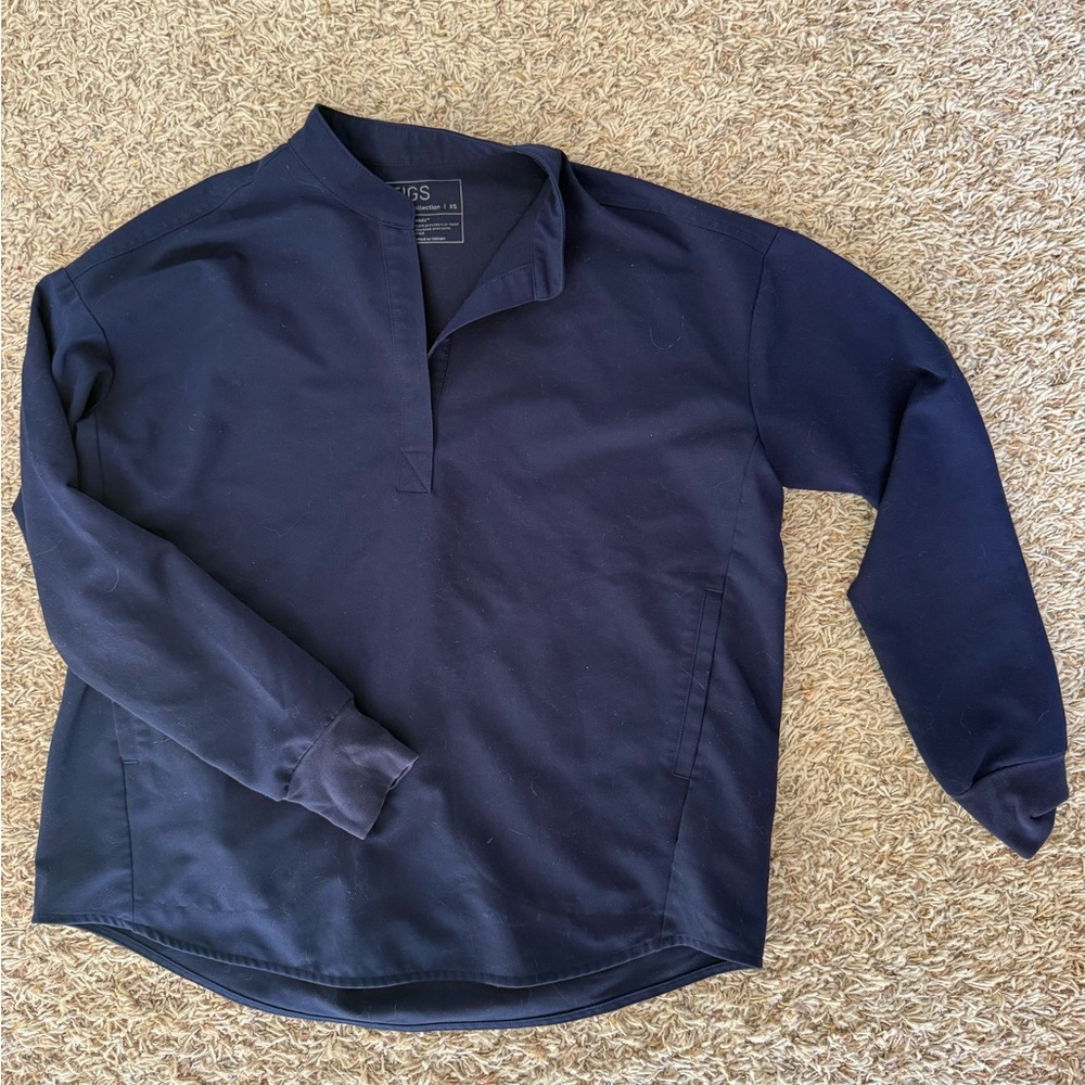 FIGS- Navy long sleeve Rafaela
